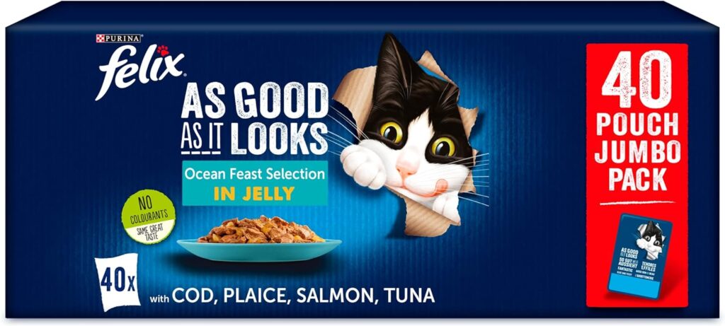 Felix As Good As It Looks Ocean Feasts Cat Food