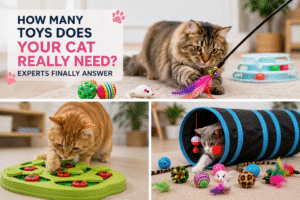 Infographic: how many toys does your cat need